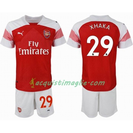 Divisa di Calcio Arsenal XHAKA 29 Bambino Prima 2018/2019